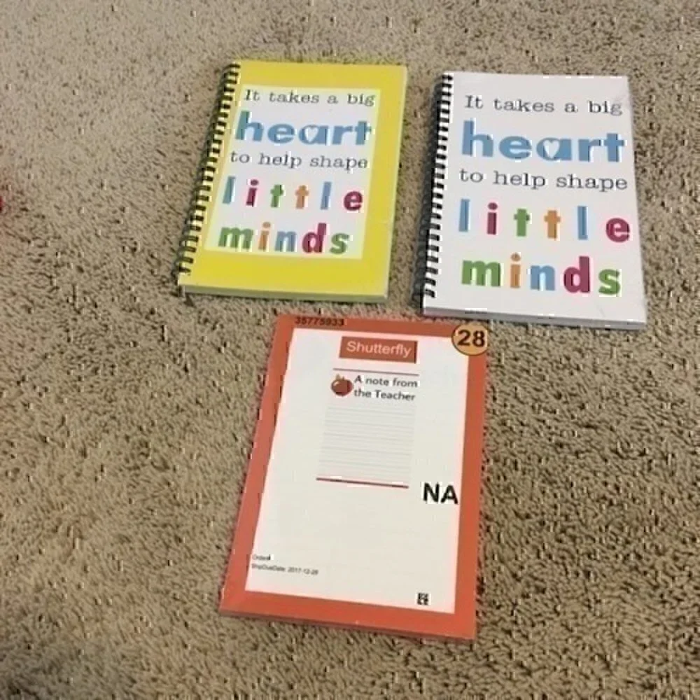Set of 3 teacher notebooks new in package